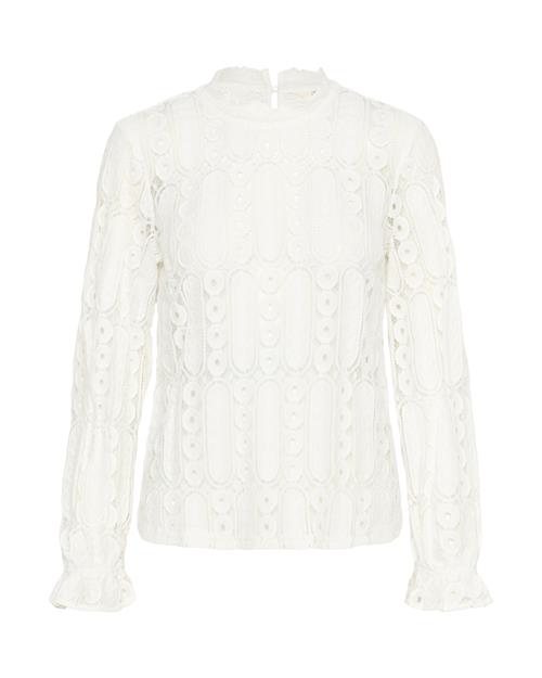 Cream Bluse 'Tully'  naturhvid