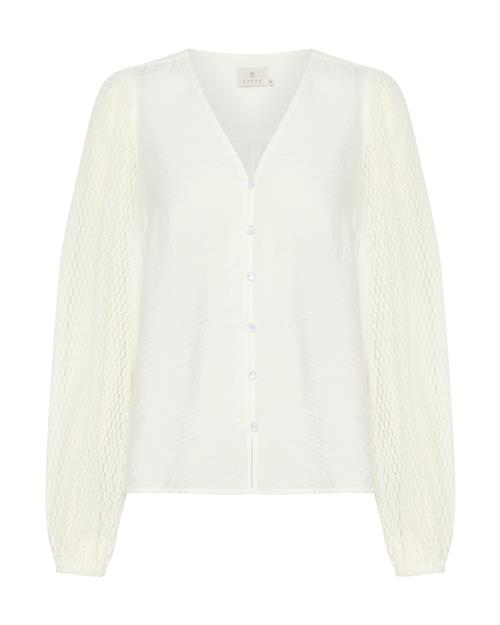 Kaffe Bluse  naturhvid