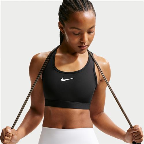 Nike Swoosh Medium Support-sports-bh med indlæg til kvinder - sort