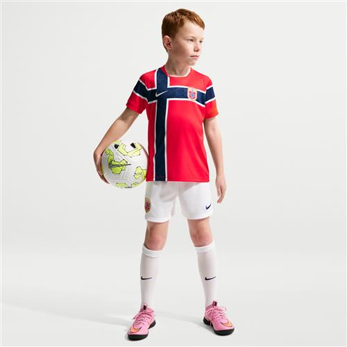 Norway 2026 Stadium Home Nike Football Replica-sæt i tre dele til mindre børn - rød