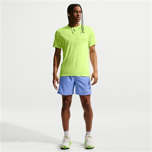 Nike Miler Dri-FIT-løbeshorts (18 cm) med indershorts til mænd - blå