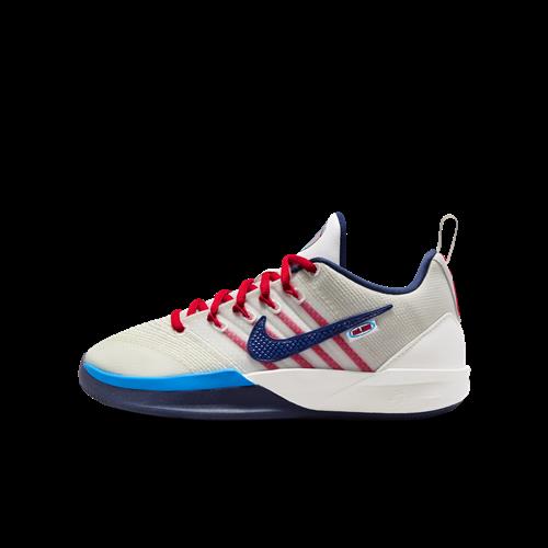 Sabrina 3-basketballsko til større børn - hvid