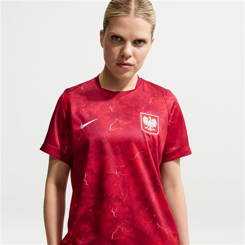 Polen 2026 Stadium Away Nike Dri-FIT Replica-fodboldtrøje til kvinder - rød