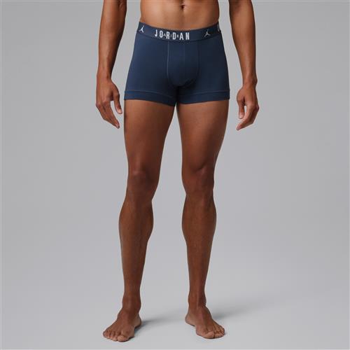 Jordan Flight-boksershorts i bomuld til mænd (pakke med 3 stk.) - blå