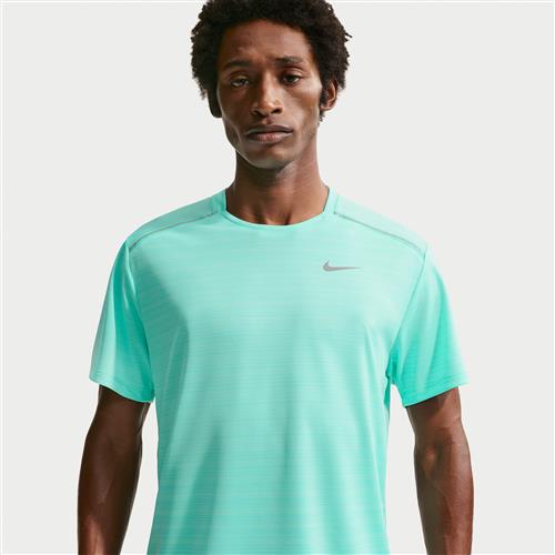 Kortærmet Nike Miler Dri-FIT-T-shirt til mænd - grøn