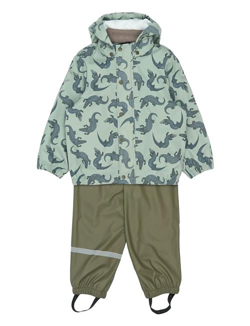 mikk-line | Pu Rain Set Aop W. Susp/104 | 128