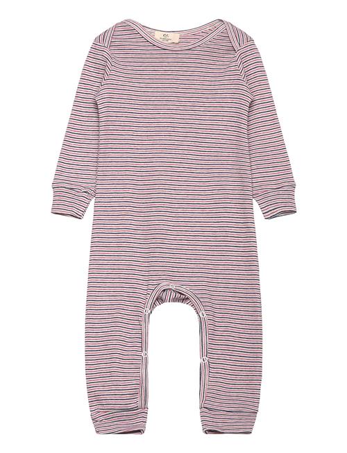 Copenhagen Colors | Striped Long Sleeved Romper W. Lapneck | 62