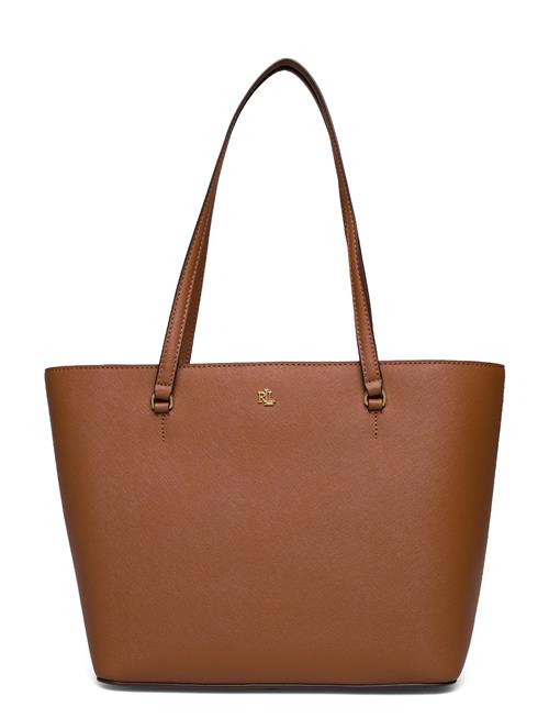 Lauren Ralph Lauren | Crosshatch Leather Medium Karly Tote | ONE SIZE