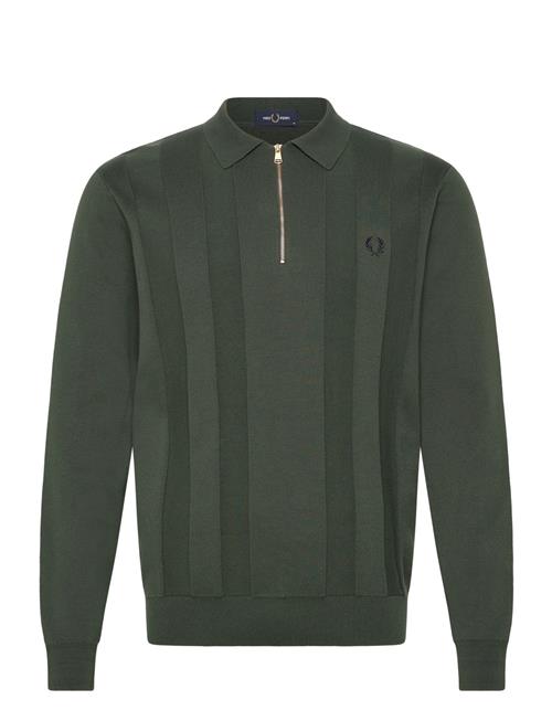 Fred Perry | Tonal Stripe Knitted Shirt | S