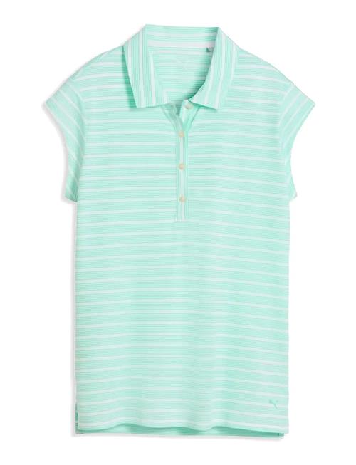 PUMA Golf | W Pique Yd Stripe Cap Sleeve | S