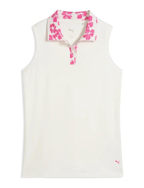 PUMA Golf | W Modalon Floral Rib Sl Polo | M