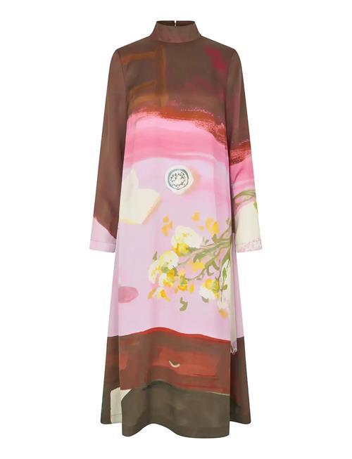 STINE GOYA | Dry Viscose, Long Sleeve Midi Dress | S