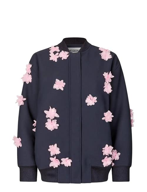 STINE GOYA | Double Sided Crepe, Floral Bomber Jacket | M