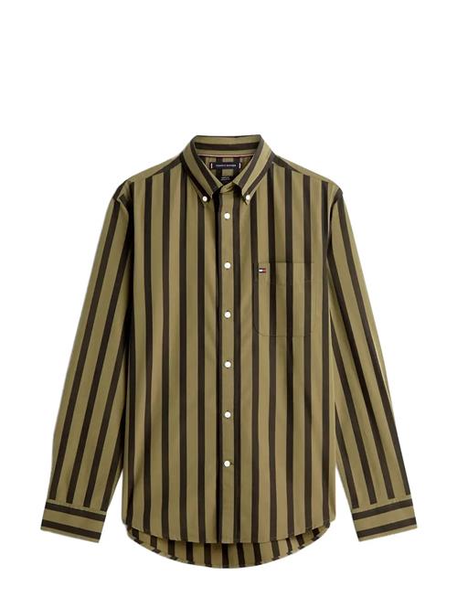 Tommy Hilfiger | Flex Poplin Bold Stripe Shirt | L