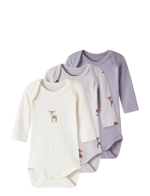 name it | Nbfbody 3P Ls Lilac Marble Deer Noos | 68