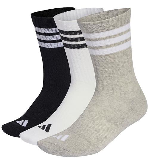 adidas Performance Strømper -3-pak - Crew - Mgreyh/White/Black