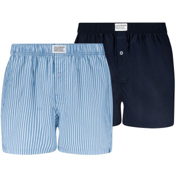 Levis 2P Men Woven Boxer Marine/Blå bomuld Small Herre