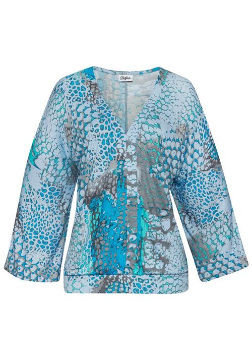 BUFFALO Bluse  blå / lyseblå / mørkegrå