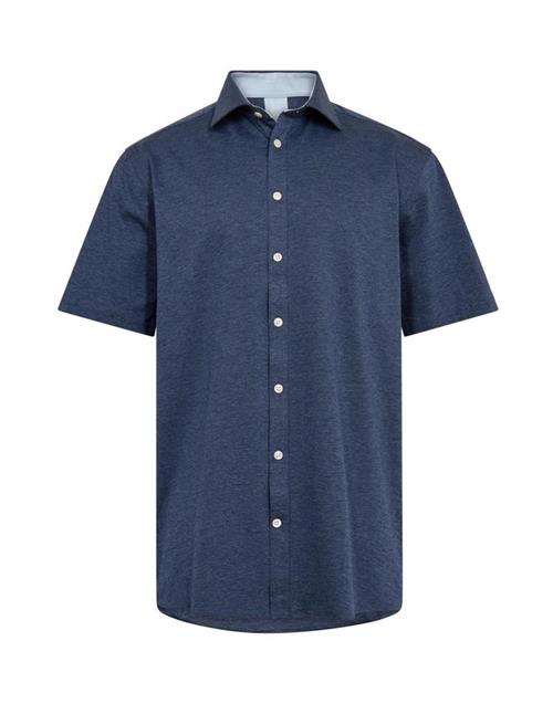 Knitted shirt s/s modern fitting