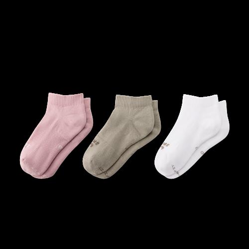 NikeSKIMS Dri-FIT-ankelstrømper til kvinder (3 par) - brun