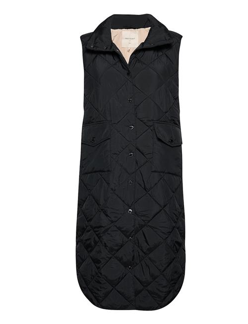 FREE/QUENT | Knee-Length Quilted Waistcoat | XXL