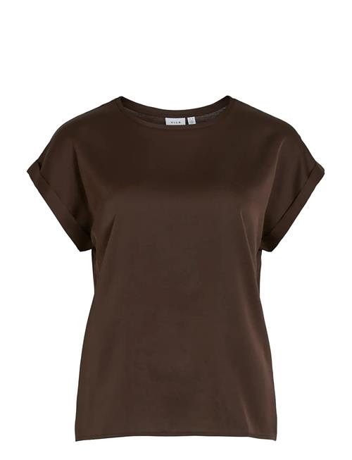 Vila | Viellette S/S Satin Top - Noos | 42