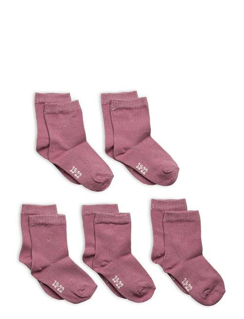 Minymo | Ankle Sock -Solid (5-Pack) | 19-22