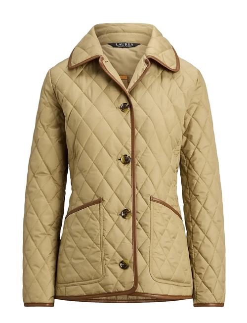 Lauren Ralph Lauren | Faux-Leather-Trim Diamond-Quilted Jacket | S