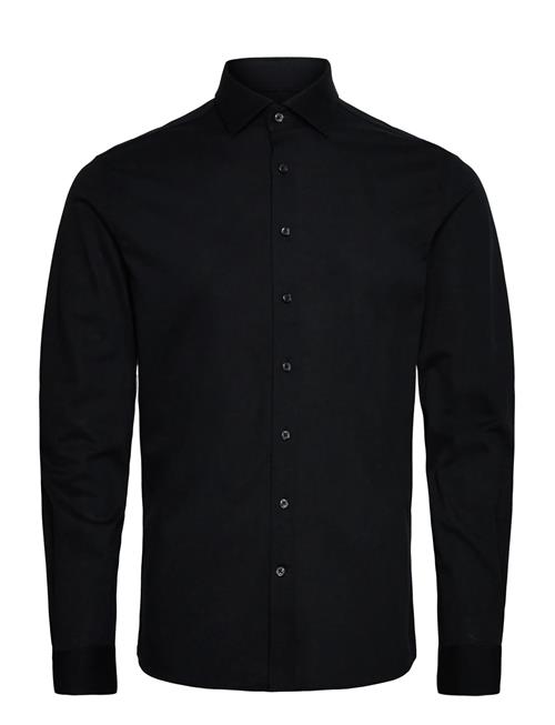 Lindbergh Black | Piqué Knitted Shirt L/S | XXL