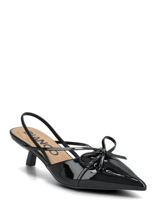 Bianco | Biakristin Kitten Heel Bow Slingback Faux Leather | 38