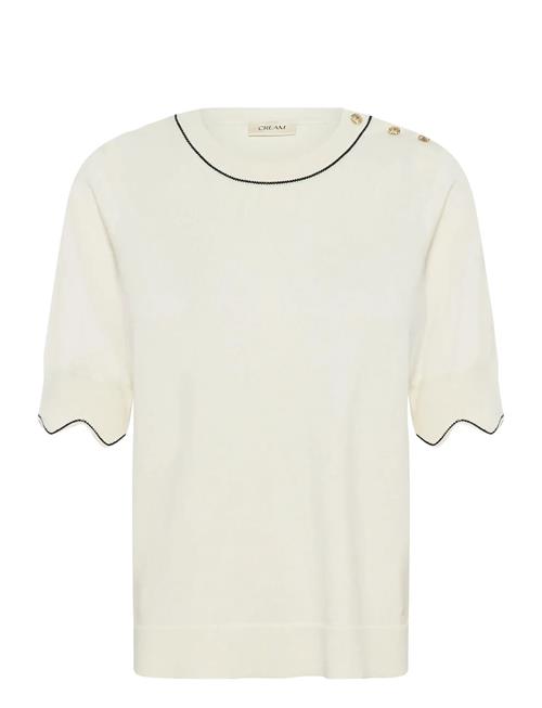 Cream | Crvillea Knit Blouse | S