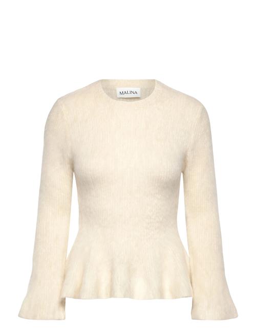 Malina | Leandra Alpaca Blend Peplum Top | M