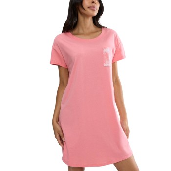 Triumph Nightdress Short Sleeve Rosa bomuld 38 Dame