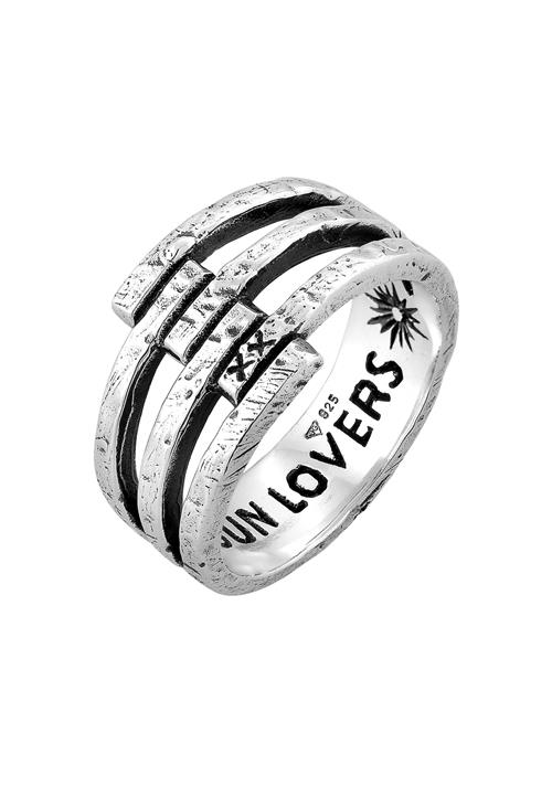 Haze&Glory Ring 'Sun Lovers'  sort / sølv