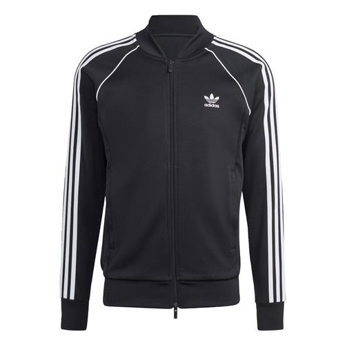 ADIDAS ORIGINALS Sweatjakke 'Adicolor Classics Sst'  sort / hvid