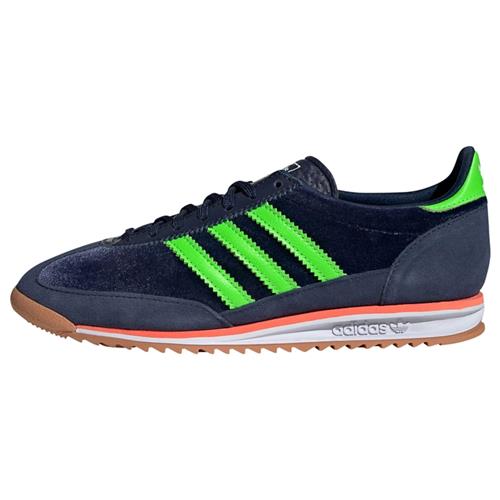 ADIDAS ORIGINALS Sneaker low 'SL 72 OG'  marin / neongrøn