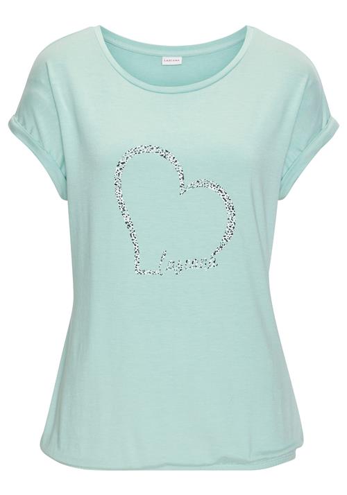 LASCANA Shirts  mint / sort / hvid