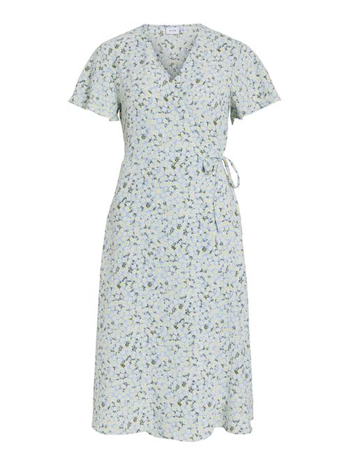 VILA Kjole 'VILovie'  lyseblå / gul / grøn / hvid