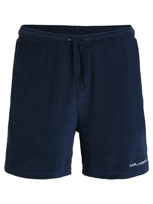 Karl Lagerfeld Bukser  navy / hvid