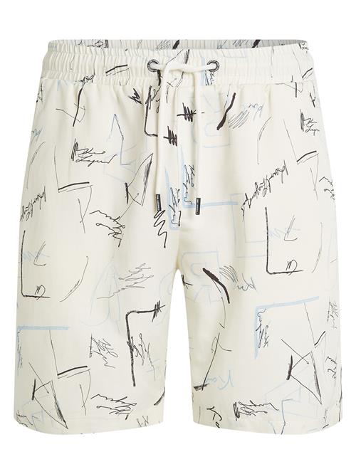 Karl Lagerfeld Bukser  beige / lyseblå / sort