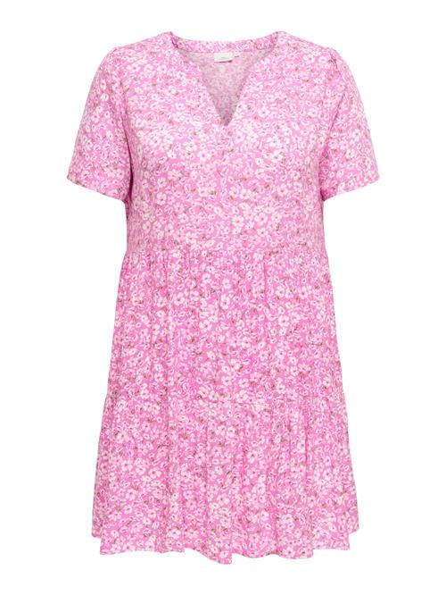 ONLY Carmakoma Sommerkjole 'CARZALLY THEA'  oliven / lyserød / rosé