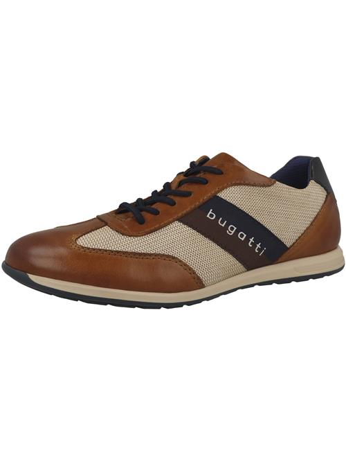 bugatti Sneaker low  brun / lysebrun / sort