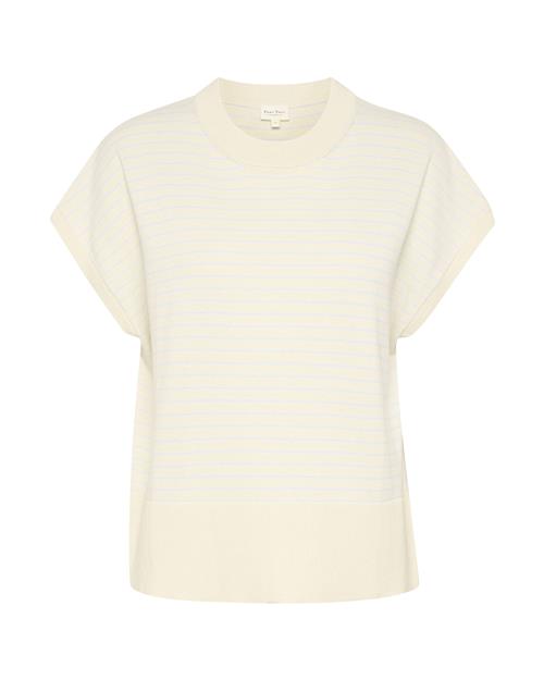 Part Two Strikvest 'NatayaPW'  creme / lyseblå / lysegrå
