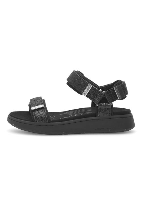 WODEN Sandaler  sort / sort-meleret