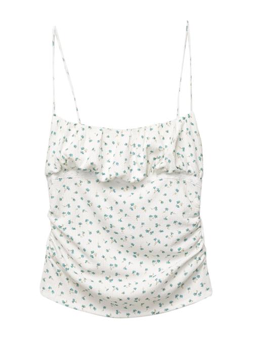 Pull&Bear Overdel  himmelblå / oliven / hvid