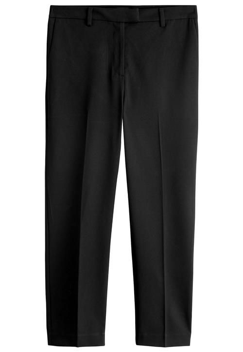 Next Bukser med lægfolder  sort