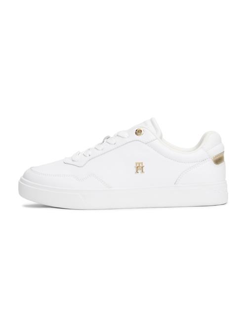 TOMMY HILFIGER Sneaker low 'ESSENTIAL'  guld / hvid