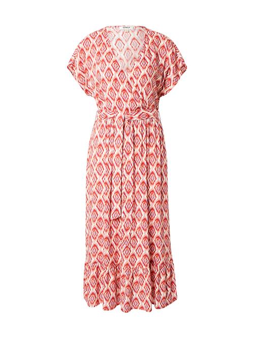 Se ONLY Kjole 'ONLZilla Adele'  lyseblå / rød / offwhite hos About You