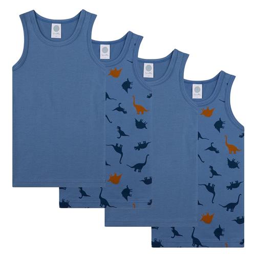 Sanetta Undertrøje  marin / mørkeblå / karamel