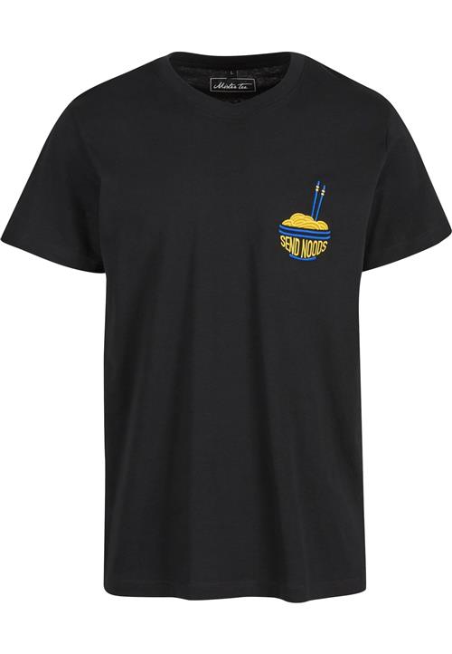 Mister Tee Bluser & t-shirts 'Send Noods'  blandingsfarvet / sort